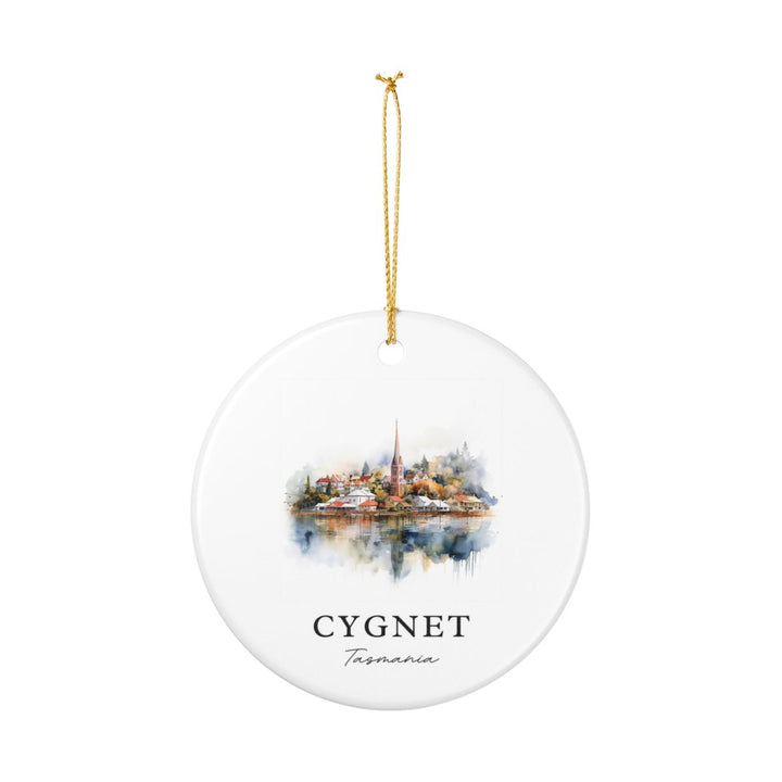 Cygnet Australia Ornament: Unique Cygnet Souvenir, Cygnet Australia Xmas Decor, and Authentic Cygnet Gift