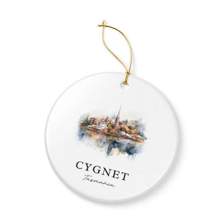 Cygnet Australia Ornament: Unique Cygnet Souvenir, Cygnet Australia Xmas Decor, and Authentic Cygnet Gift