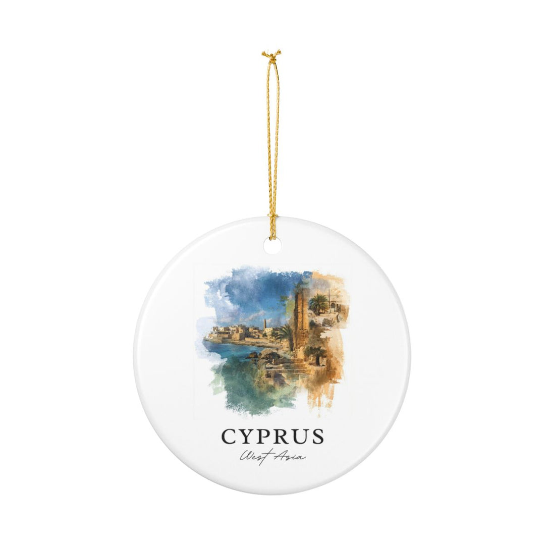 Cyprus Ornament: Unique Cyprus Souvenir, Cyprus Xmas Decor, and Authentic Cyprus Gift