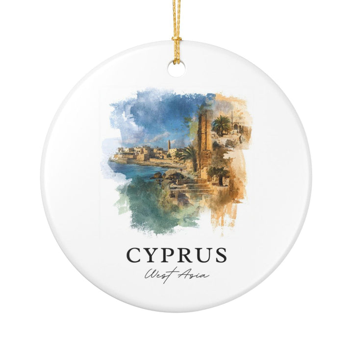 Cyprus Ornament: Unique Cyprus Souvenir, Cyprus Xmas Decor, and Authentic Cyprus Gift