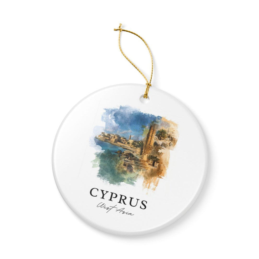 Cyprus Ornament: Unique Cyprus Souvenir, Cyprus Xmas Decor, and Authentic Cyprus Gift