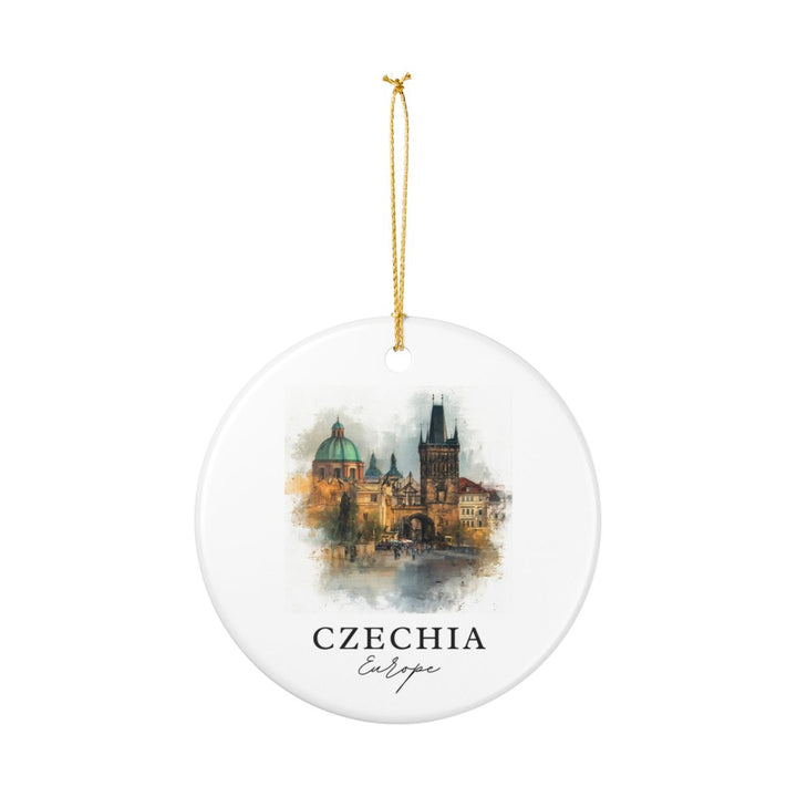 Czechia Ornament: Unique Czechia Souvenir, Czechia Xmas Decor, and Authentic Czechia Gift
