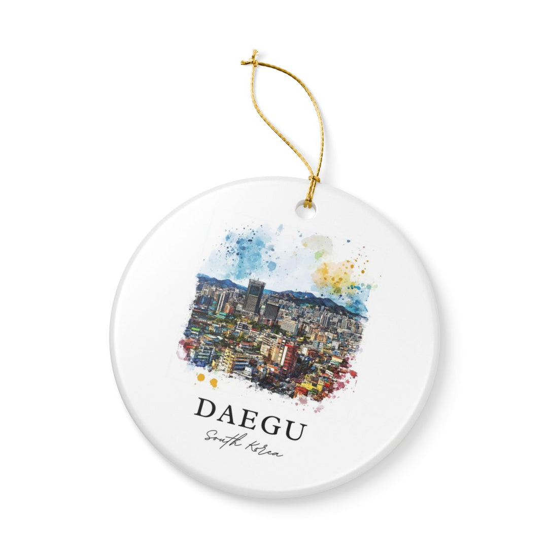 Daegu South Korea Ornament: Unique Daegu Souvenir, Daegu South Korea Xmas Decor, and Authentic Daegu Gift