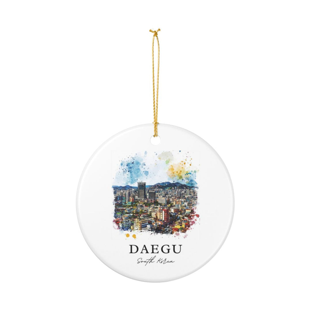 Daegu South Korea Ornament: Unique Daegu Souvenir, Daegu South Korea Xmas Decor, and Authentic Daegu Gift