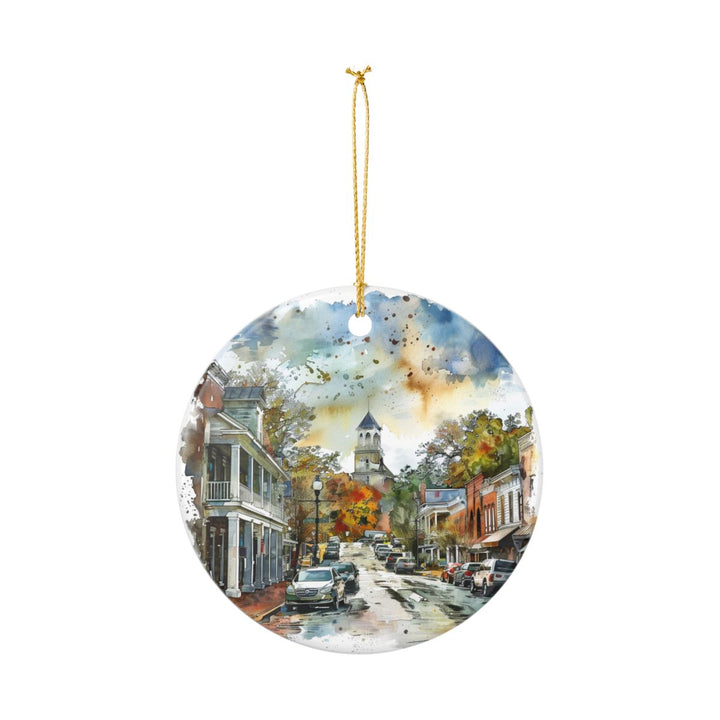 Dahlonega Georgia Georgia Ornament: Unique Dahlonega Souvenir, Dahlonega Georgia Xmas Decor, and Authentic Dahlonega Gift