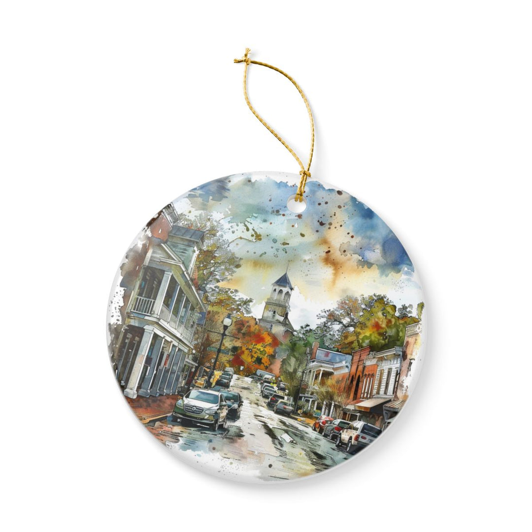 Dahlonega Georgia Georgia Ornament: Unique Dahlonega Souvenir, Dahlonega Georgia Xmas Decor, and Authentic Dahlonega Gift