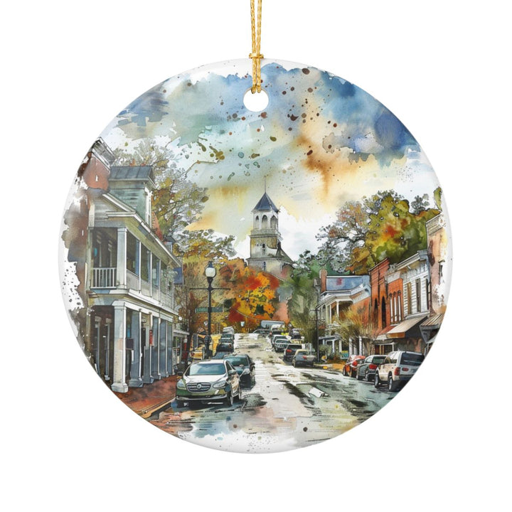 Dahlonega Georgia Georgia Ornament: Unique Dahlonega Souvenir, Dahlonega Georgia Xmas Decor, and Authentic Dahlonega Gift