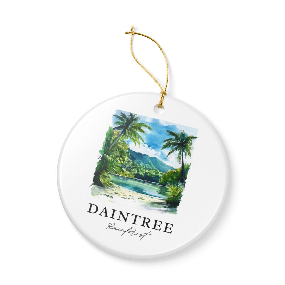 Daintree Rainforest Australia Ornament: Unique Daintree Rainforest Souvenir, Daintree Rainforest Australia Xmas Decor, and Authentic Daintree Rainforest Gift