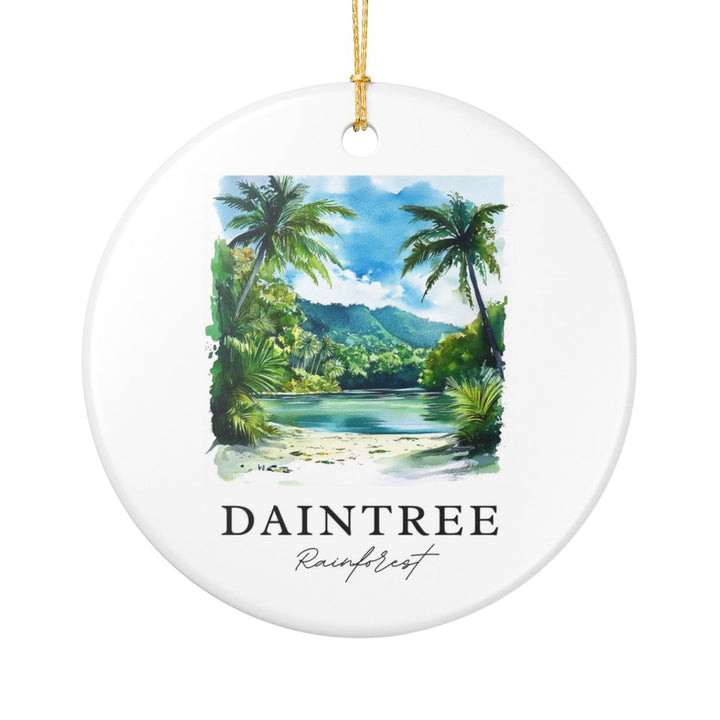 Daintree Rainforest Australia Ornament: Unique Daintree Rainforest Souvenir, Daintree Rainforest Australia Xmas Decor, and Authentic Daintree Rainforest Gift