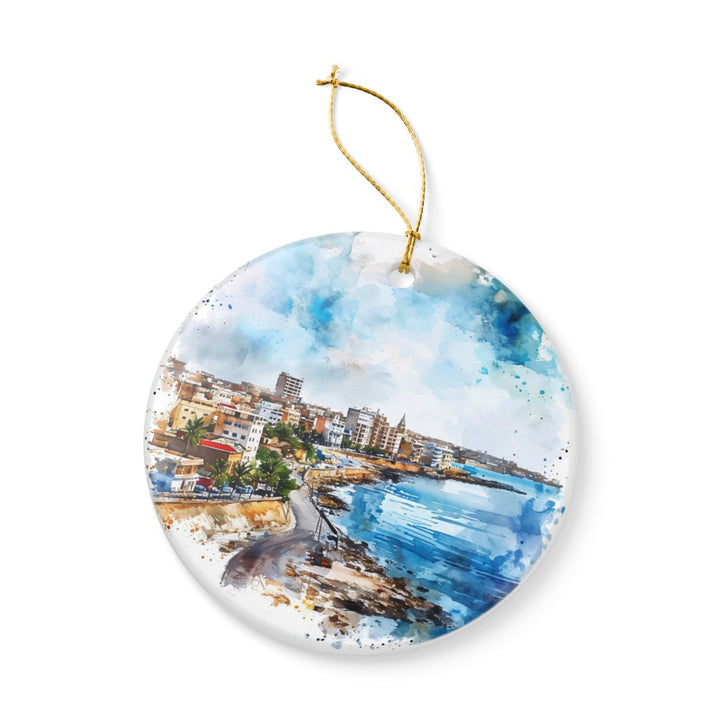 Dakar Senegal Ornament: Unique Dakar Senegal Souvenir, Dakar Senegal Xmas Decor, and Authentic Dakar Senegal Gift