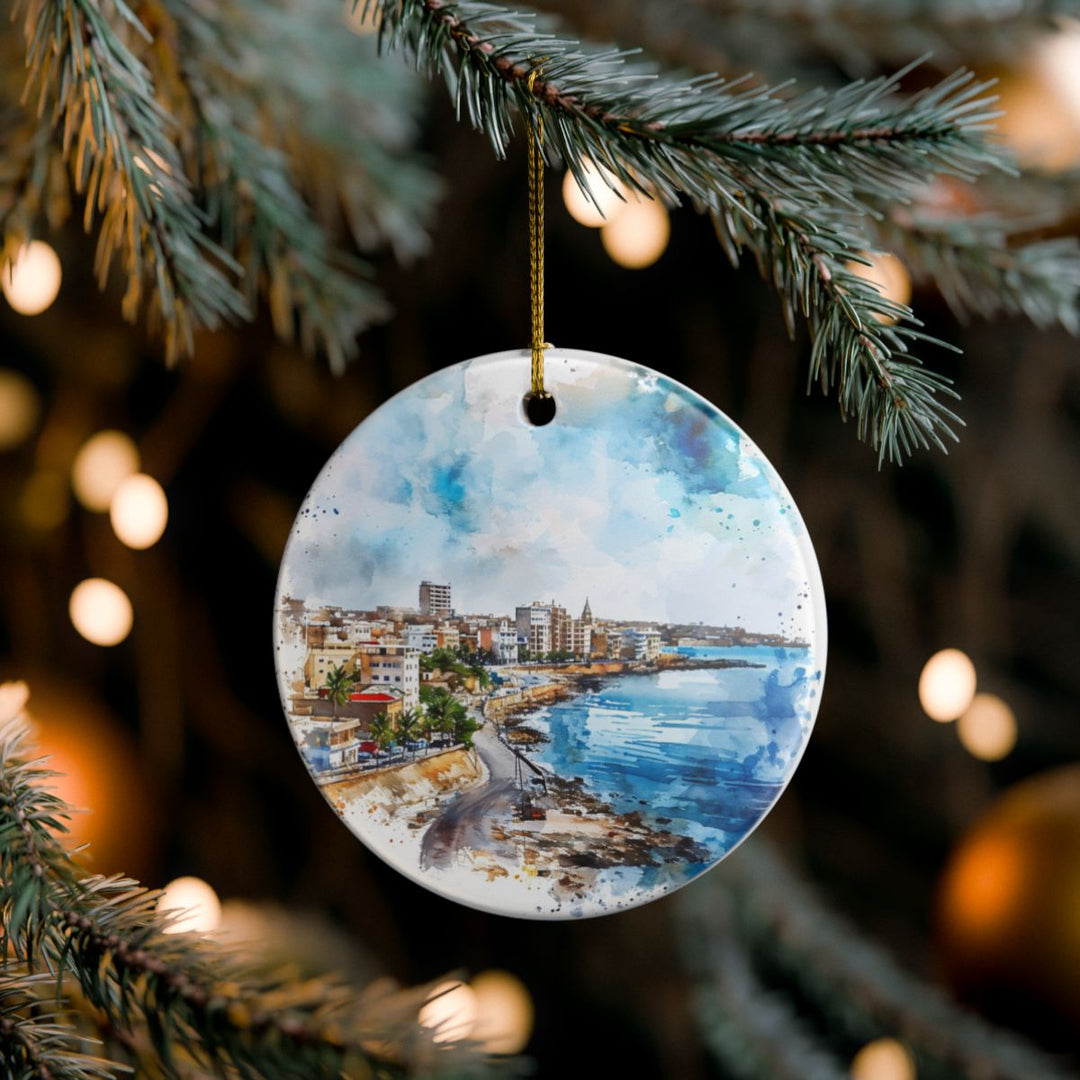 Dakar Senegal Ornament: Unique Dakar Senegal Souvenir, Dakar Senegal Xmas Decor, and Authentic Dakar Senegal Gift