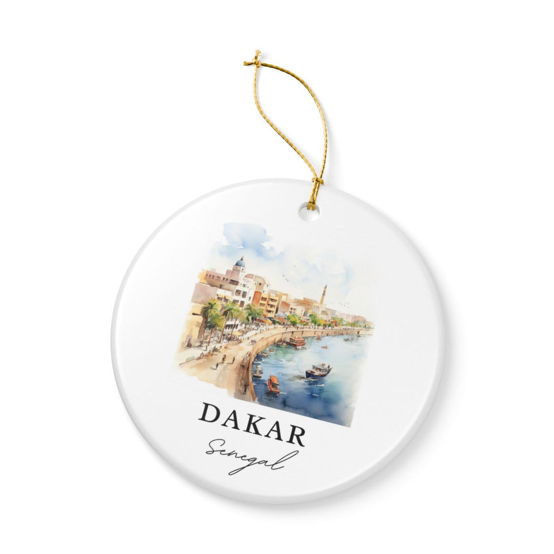 Dakar Senegal Ornament | Christmas Travel Souvenir Gift