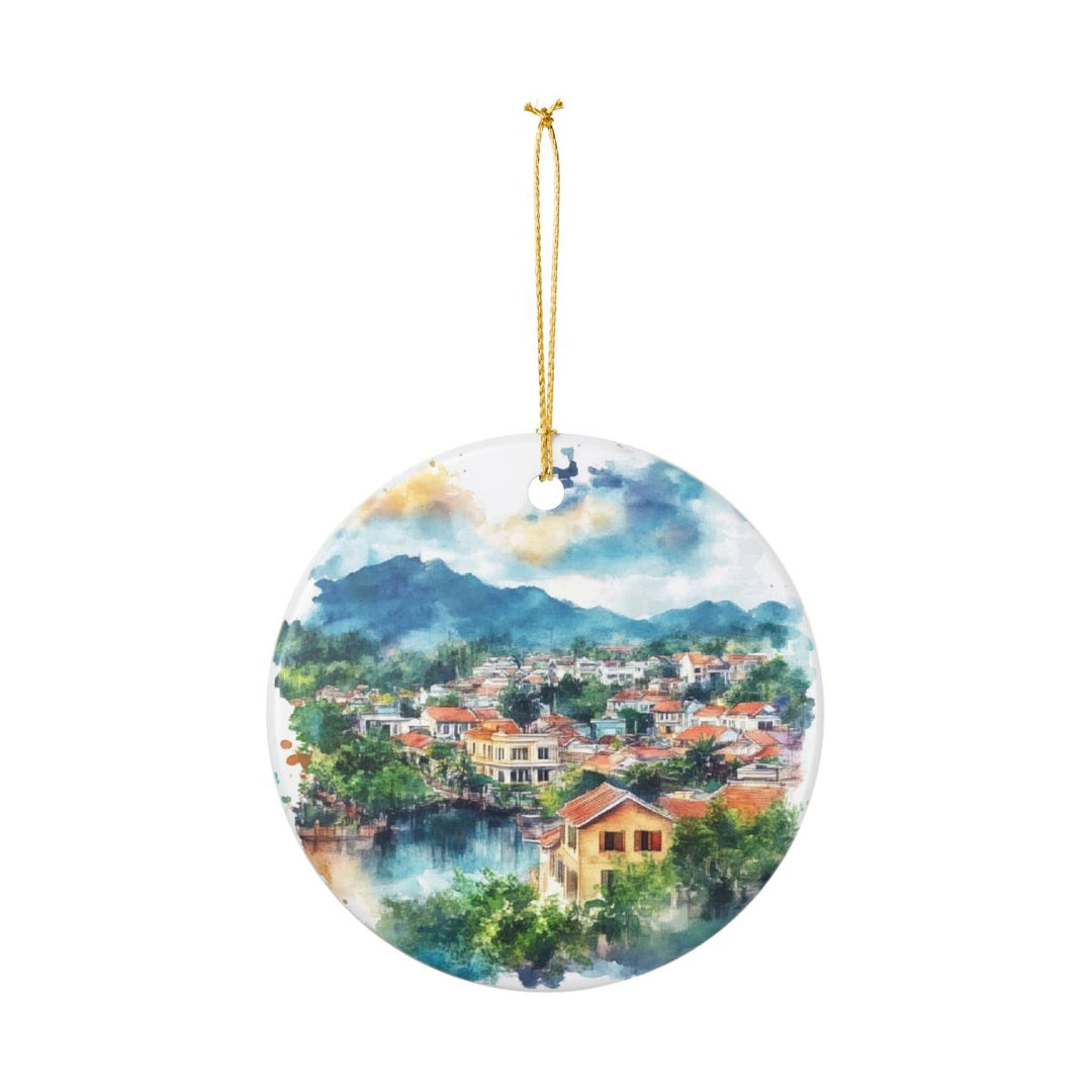Dalat Vietnam Ornament: Unique Dalat Souvenir, Dalat Vietnam Xmas Decor, and Authentic Dalat Gift