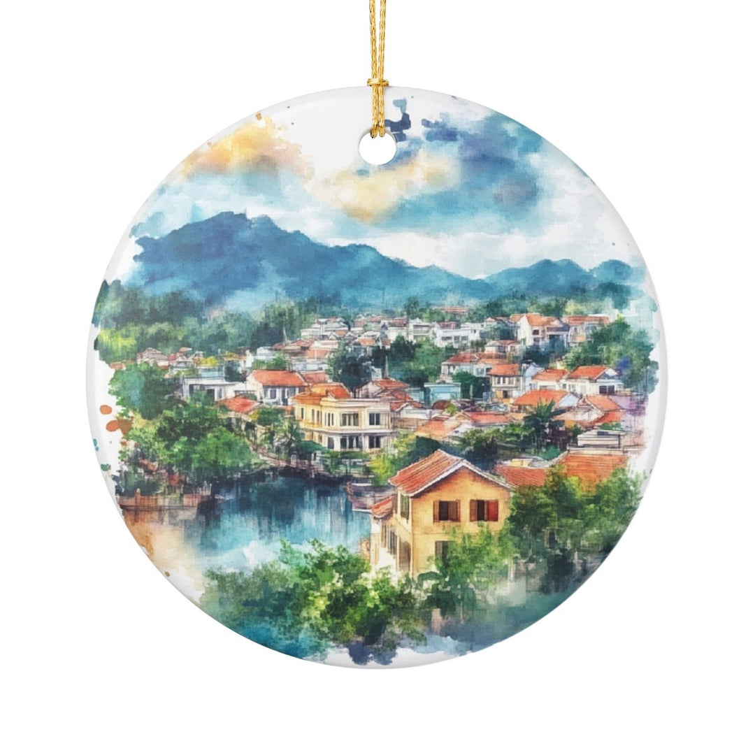 Dalat Vietnam Ornament: Unique Dalat Souvenir, Dalat Vietnam Xmas Decor, and Authentic Dalat Gift