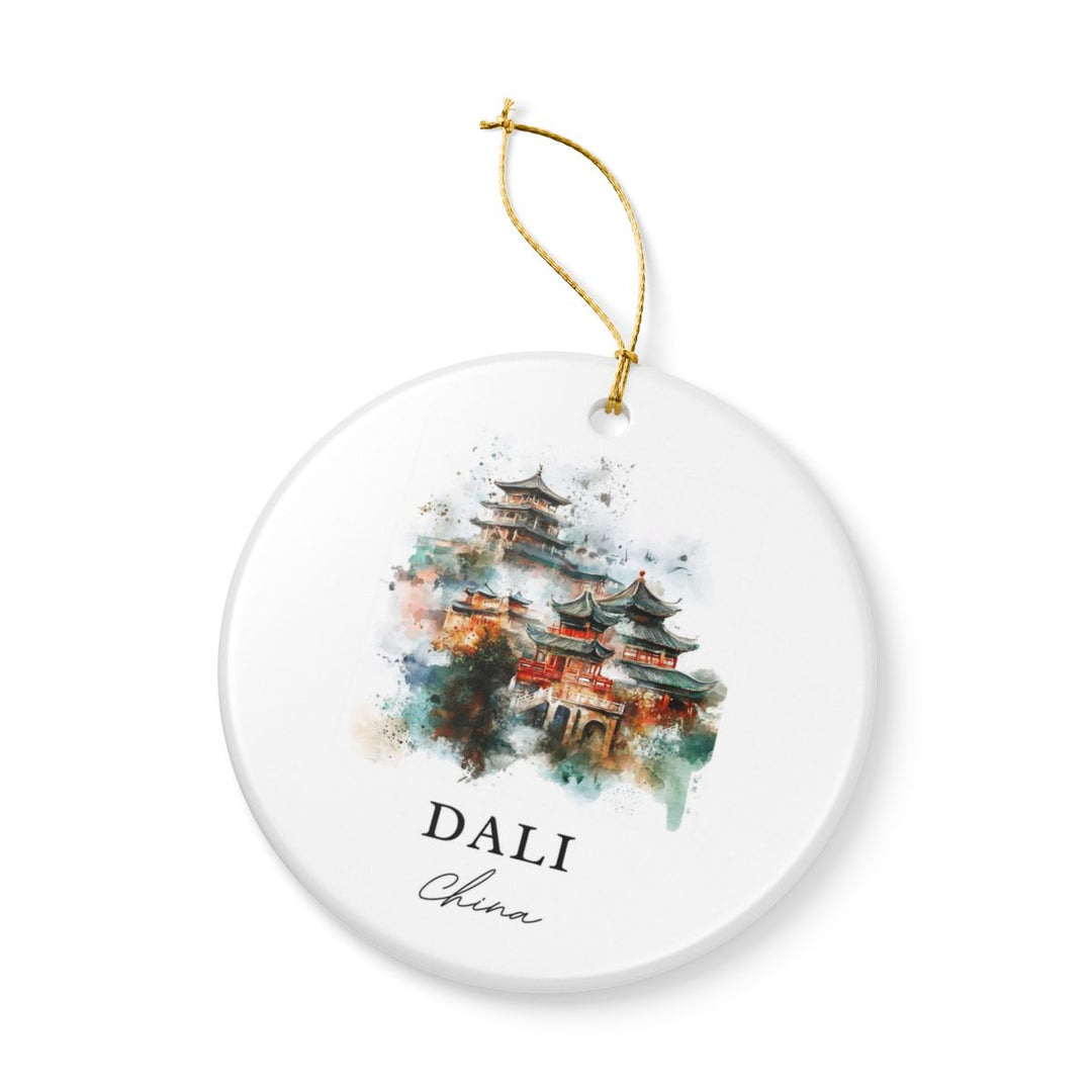 Dali China Ornament: Unique Dali Souvenir, Dali China Xmas Decor, and Authentic Dali Gift