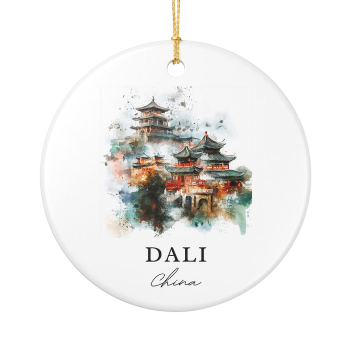 Dali China Ornament: Unique Dali Souvenir, Dali China Xmas Decor, and Authentic Dali Gift
