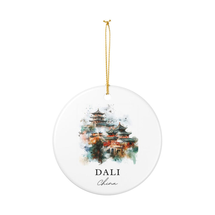 Dali China Ornament: Unique Dali Souvenir, Dali China Xmas Decor, and Authentic Dali Gift