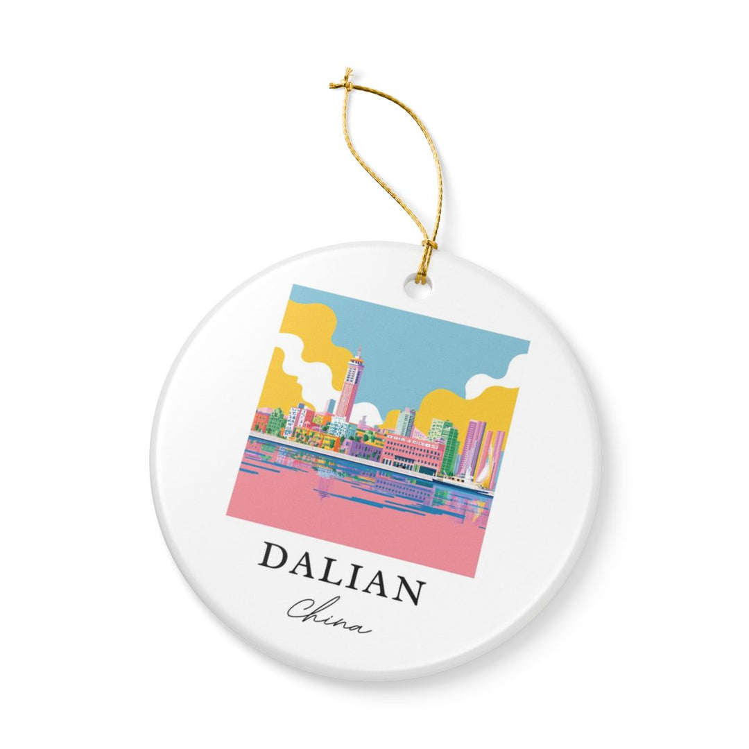 Dalian China Ornament: Unique Dalian Souvenir, Dalian China Xmas Decor, and Authentic Dalian Gift