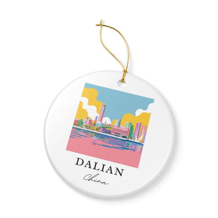 Dalian China Ornament: Unique Dalian Souvenir, Dalian China Xmas Decor, and Authentic Dalian Gift