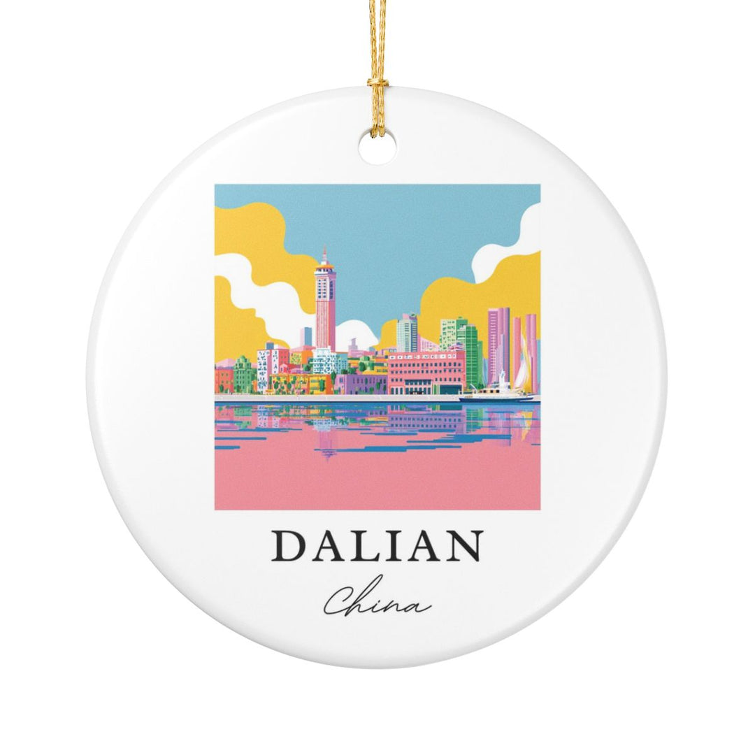 Dalian China Ornament: Unique Dalian Souvenir, Dalian China Xmas Decor, and Authentic Dalian Gift