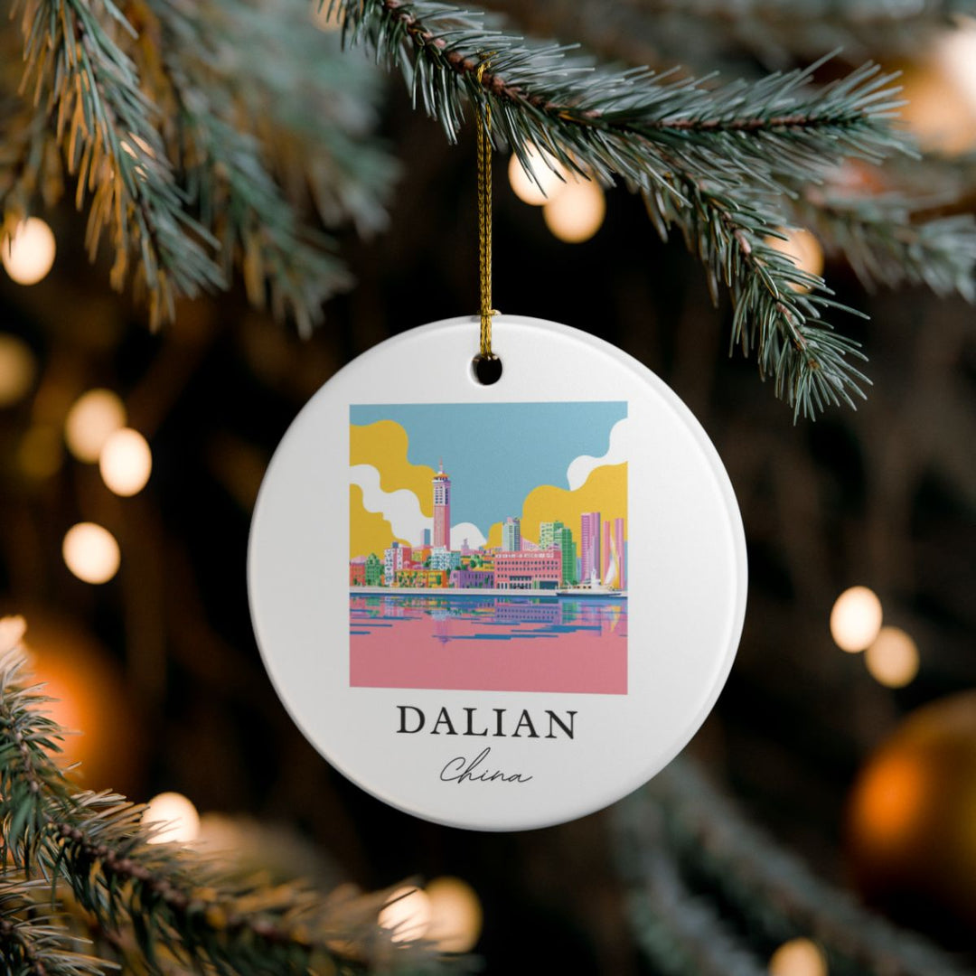 Dalian China Ornament: Unique Dalian Souvenir, Dalian China Xmas Decor, and Authentic Dalian Gift