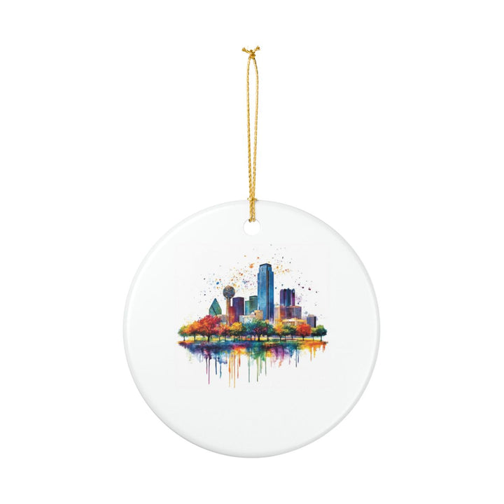 Dallas Texas Ornament: Unique Dallas Souvenir, Dallas Texas Xmas Decor, and Authentic Dallas Gift