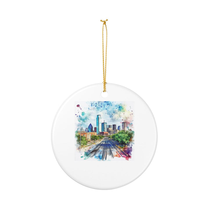 Dallas Texas Ornament: Unique Dallas Souvenir, Dallas Texas Xmas Decor, and Authentic Dallas Gift
