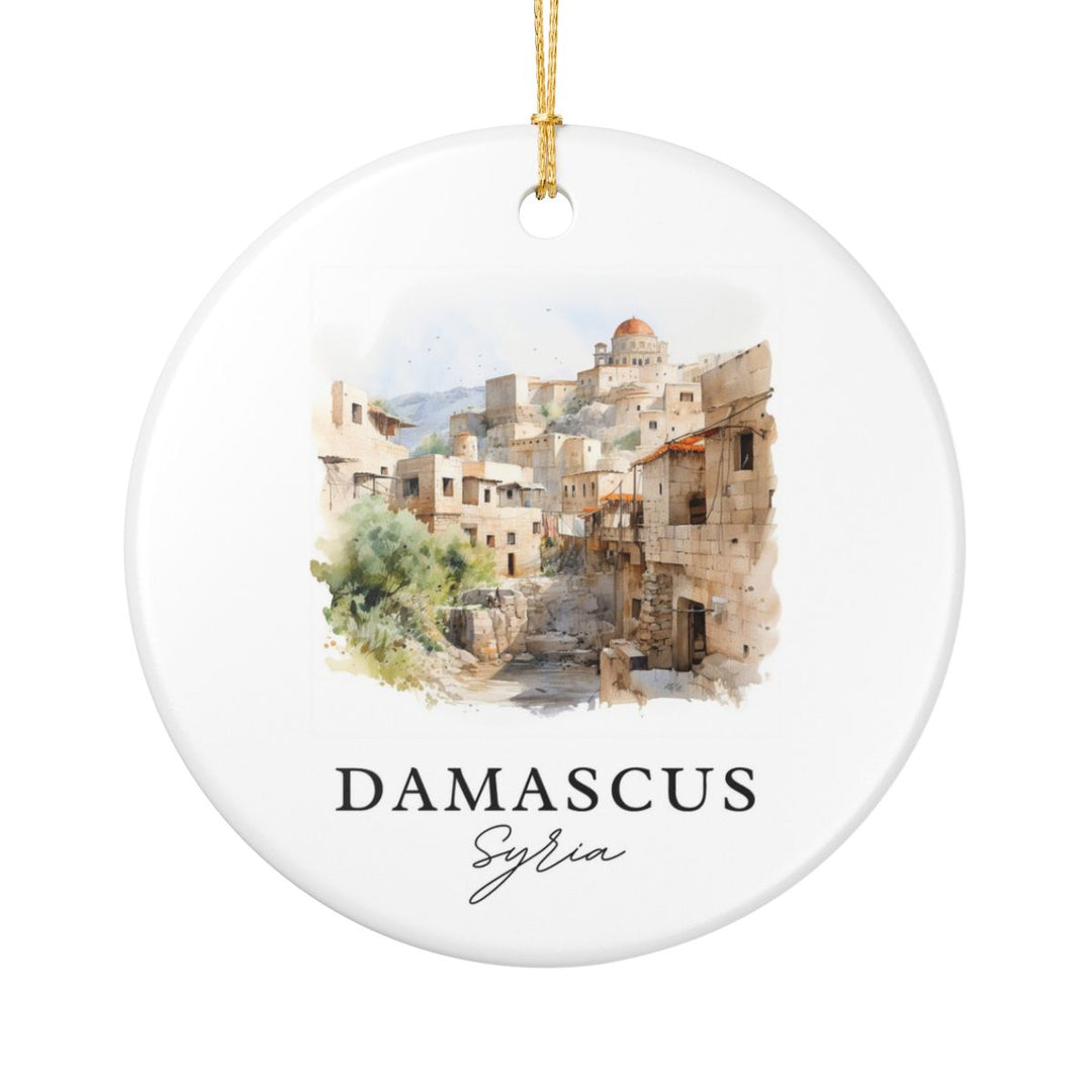 Damascus Ornament: Unique Damascus Souvenir, Damascus Xmas Decor, and Authentic Damascus Gift