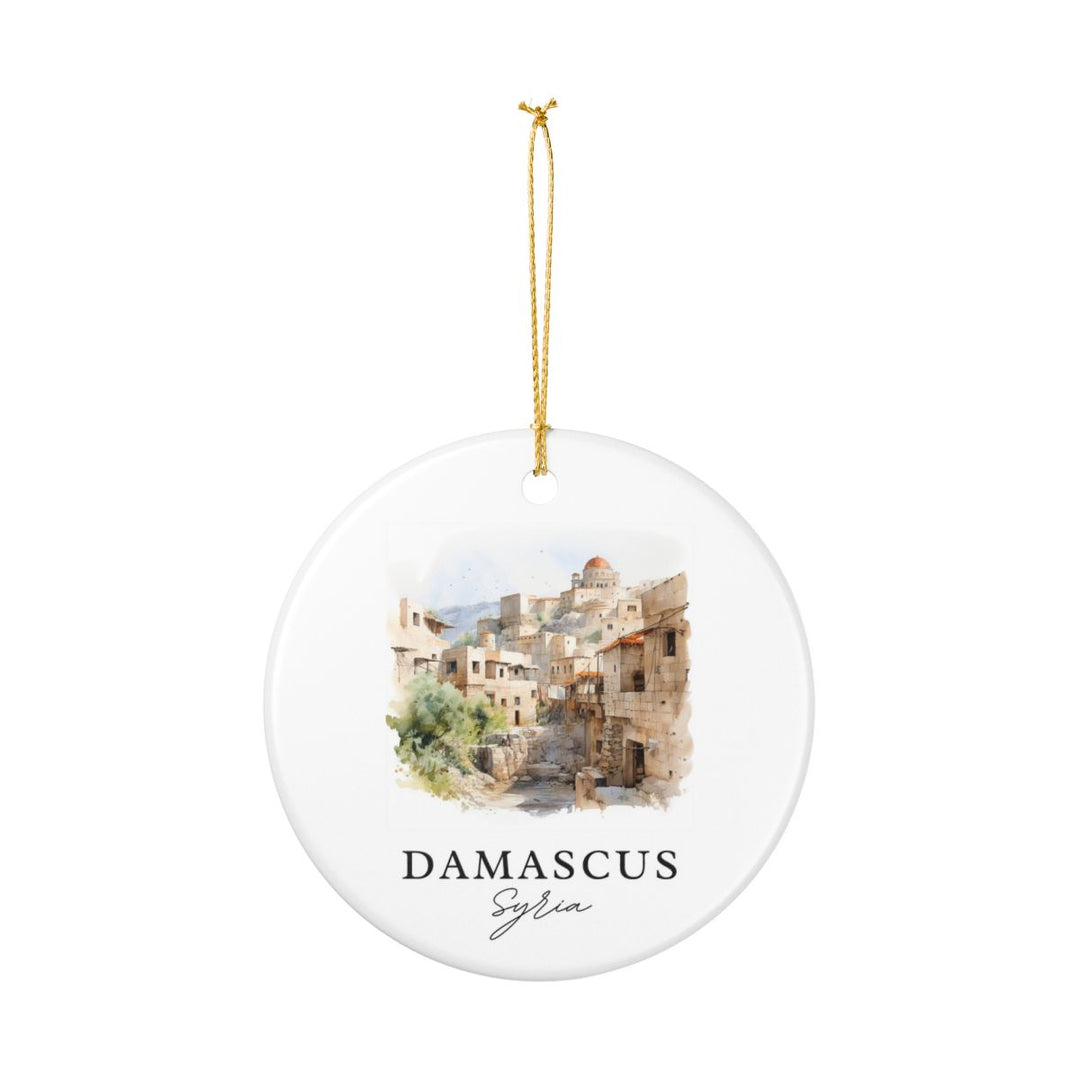 Damascus Ornament: Unique Damascus Souvenir, Damascus Xmas Decor, and Authentic Damascus Gift