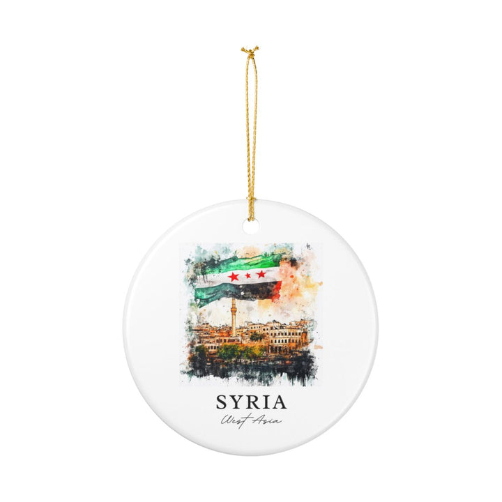 Damascus Ornament: Unique Damascus Souvenir, Damascus Xmas Decor, and Authentic Damascus Gift