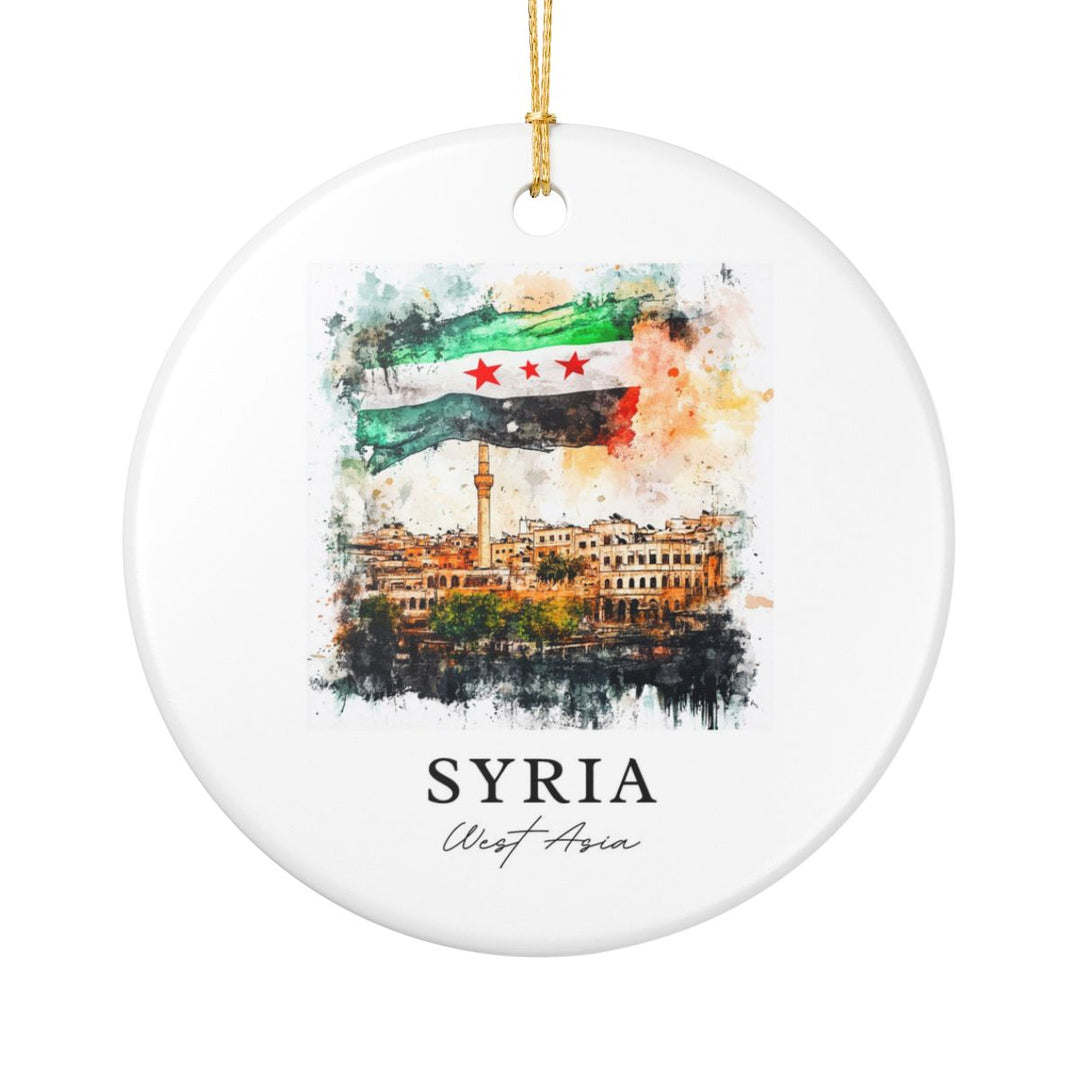 Damascus Ornament: Unique Damascus Souvenir, Damascus Xmas Decor, and Authentic Damascus Gift