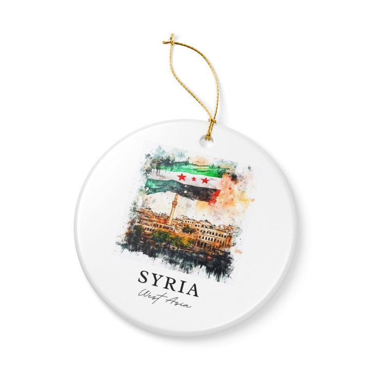 Damascus Ornament: Unique Damascus Souvenir, Damascus Xmas Decor, and Authentic Damascus Gift