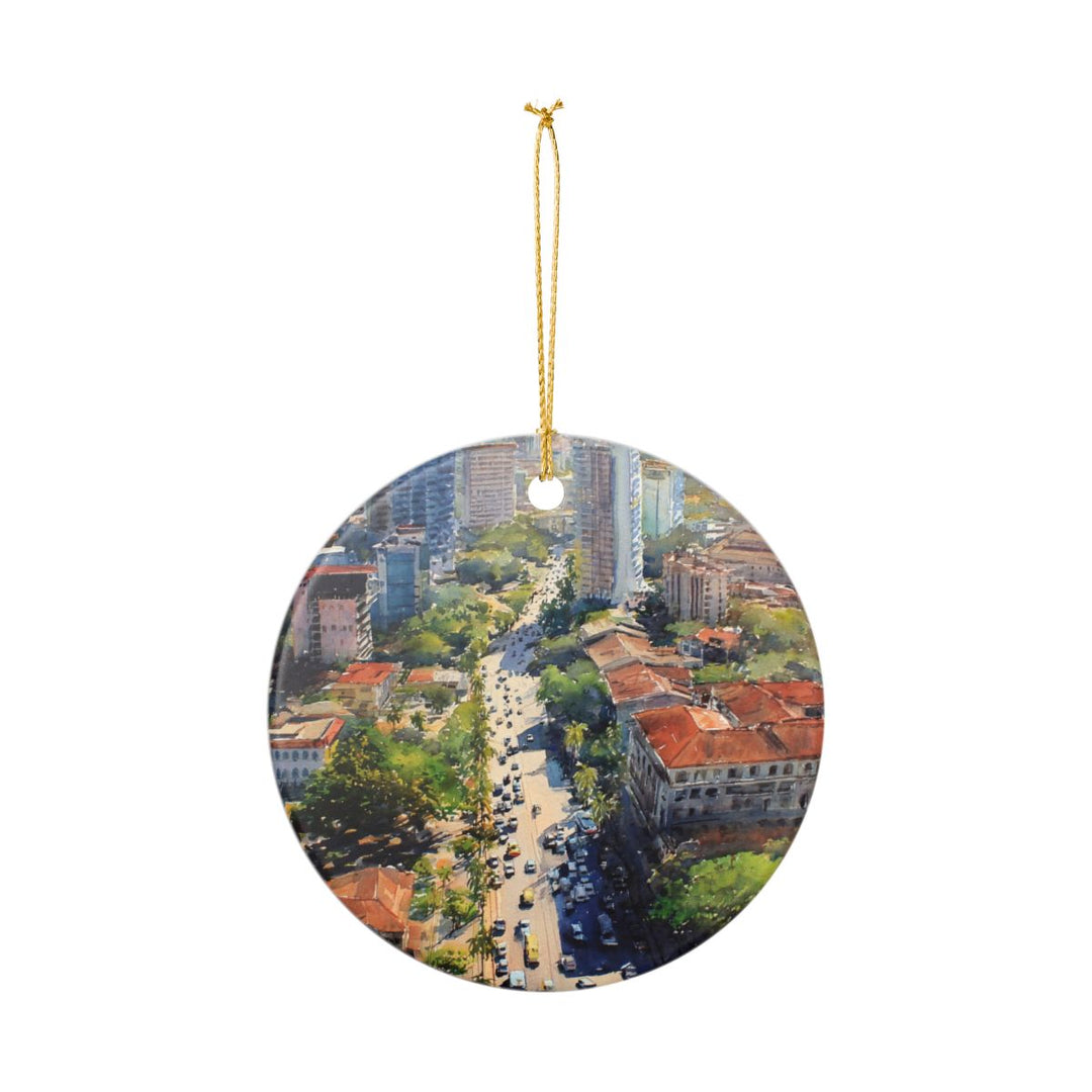 Dar Es Salaam Tanzania Ornament: Unique Dar Es Salaam Souvenir, Dar Es Salaam Tanzania Xmas Decor, and Authentic Dar Es Salaam Gift