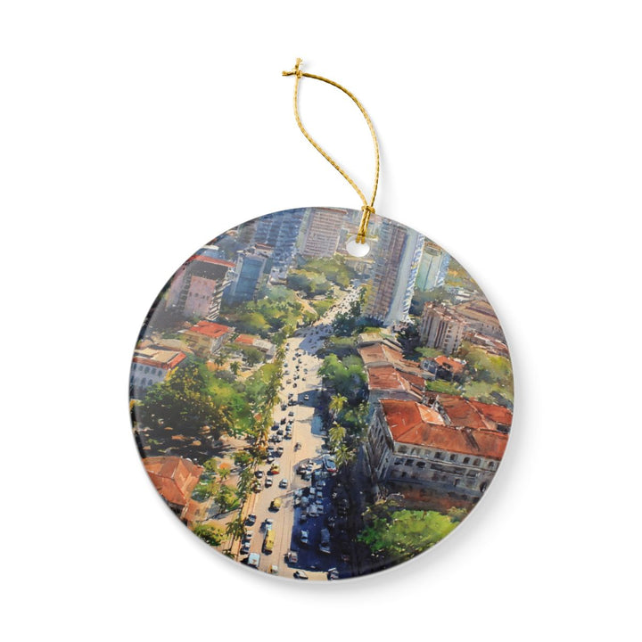 Dar Es Salaam Tanzania Ornament: Unique Dar Es Salaam Souvenir, Dar Es Salaam Tanzania Xmas Decor, and Authentic Dar Es Salaam Gift