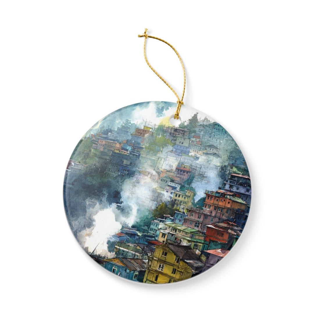 Darjeeling India Ornament: Unique Darjeeling India Souvenir, Darjeeling India Xmas Decor, and Authentic Darjeeling India Gift