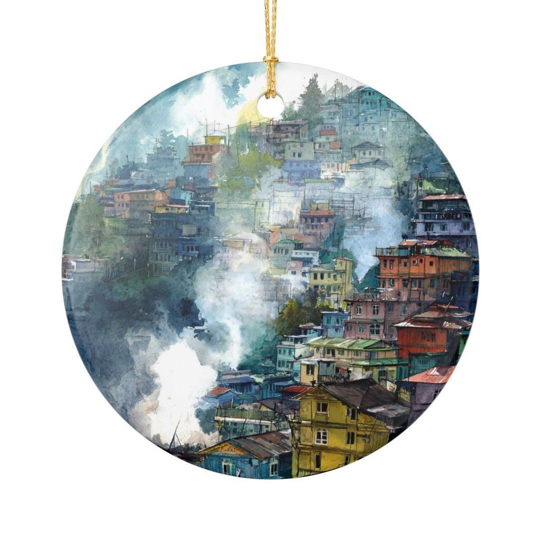 Darjeeling India Ornament: Unique Darjeeling India Souvenir, Darjeeling India Xmas Decor, and Authentic Darjeeling India Gift