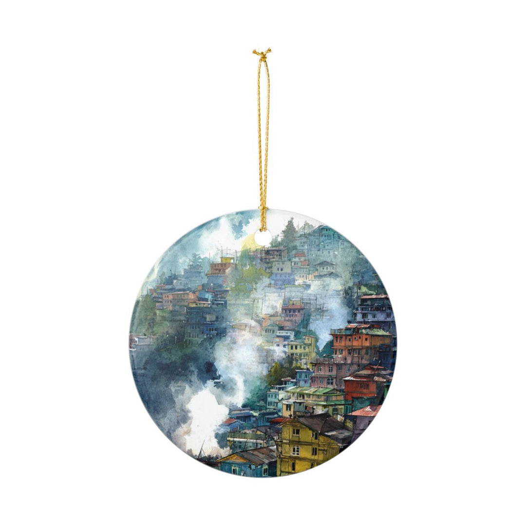 Darjeeling India Ornament: Unique Darjeeling India Souvenir, Darjeeling India Xmas Decor, and Authentic Darjeeling India Gift