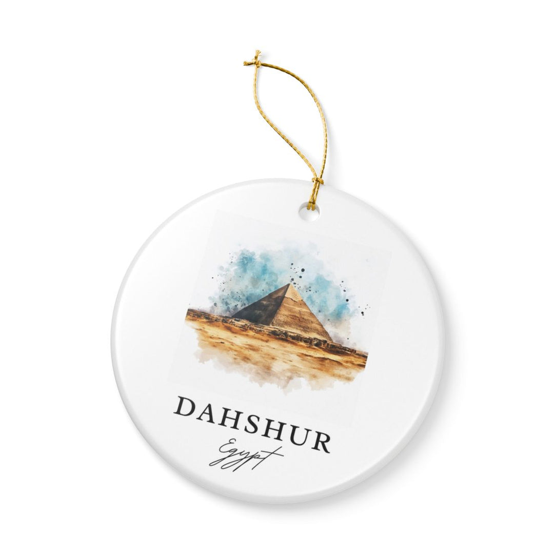 Dashur Egypt Ornament: Unique Dashur Souvenir, Dashur Egypt Xmas Decor, and Authentic Dashur Gift
