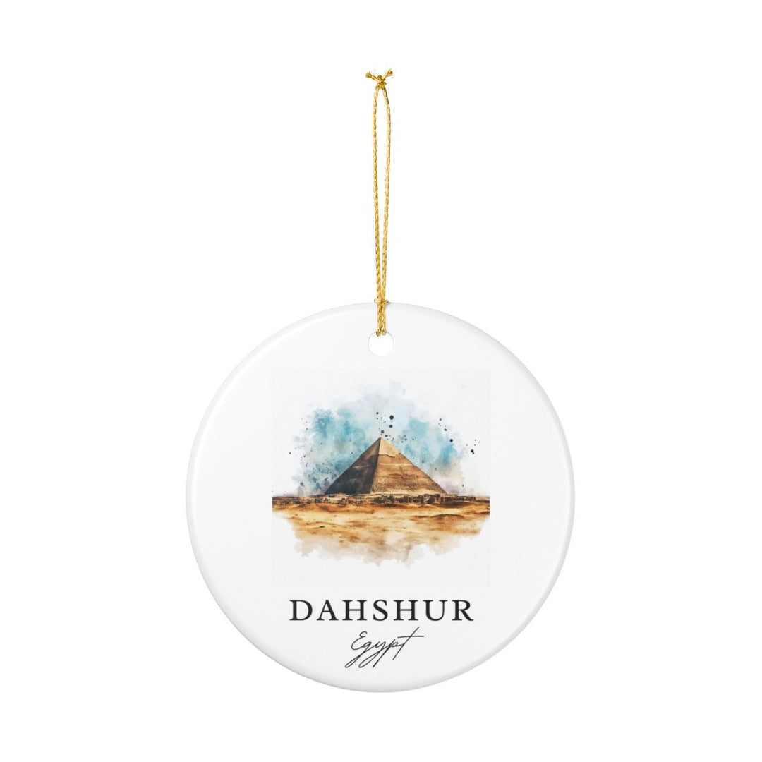 Dashur Egypt Ornament: Unique Dashur Souvenir, Dashur Egypt Xmas Decor, and Authentic Dashur Gift