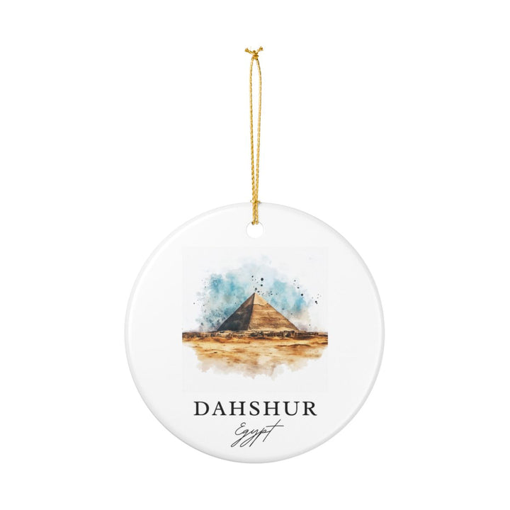Dashur Egypt Ornament: Unique Dashur Souvenir, Dashur Egypt Xmas Decor, and Authentic Dashur Gift