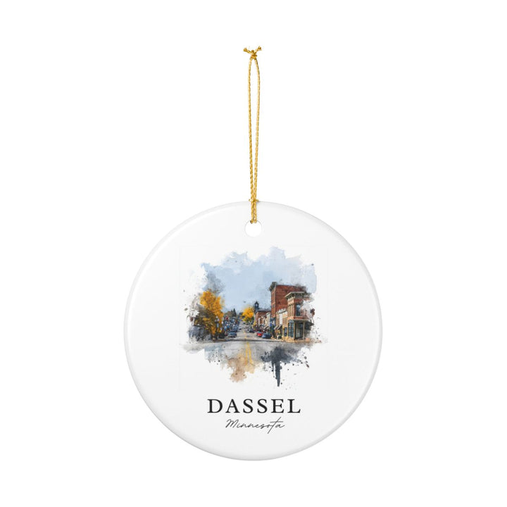 Dassel Minnesota Ornament: Unique Dassel Souvenir, Dassel Minnesota Xmas Decor, and Authentic Dassel Gift