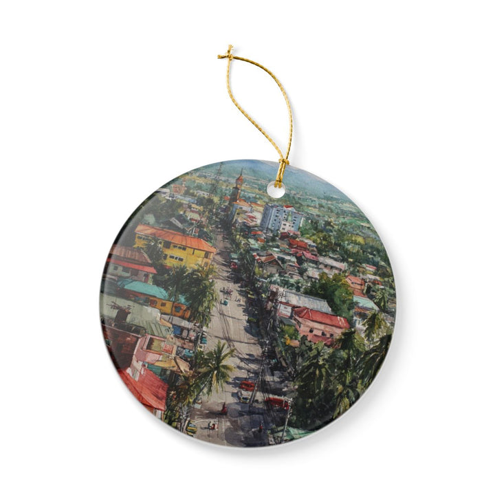 Davao City Philippines Ornament: Unique Davao City Souvenir, Davao City Philippines Xmas Decor, and Authentic Davao City Gift