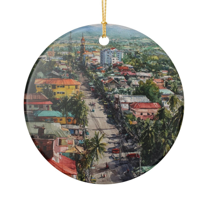Davao City Philippines Ornament: Unique Davao City Souvenir, Davao City Philippines Xmas Decor, and Authentic Davao City Gift