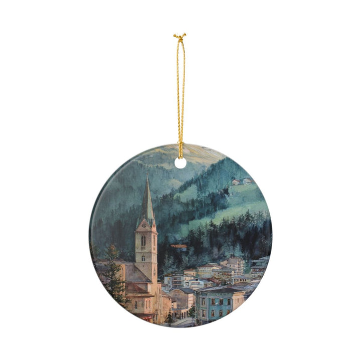 Davos Switzerland Ornament: Unique Davos Switzerland Souvenir, Davos Switzerland Xmas Decor, and Authentic Davos Switzerland Gift