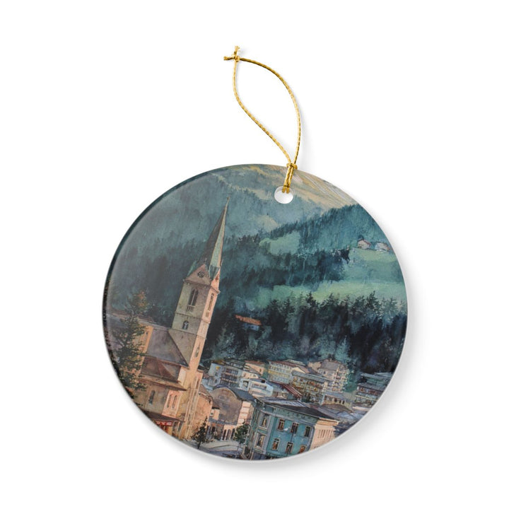 Davos Switzerland Ornament: Unique Davos Switzerland Souvenir, Davos Switzerland Xmas Decor, and Authentic Davos Switzerland Gift