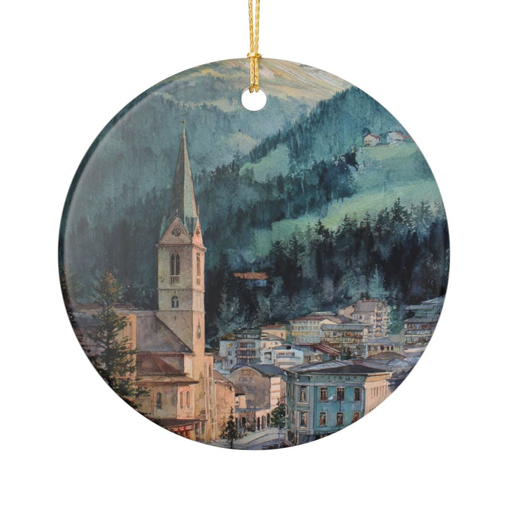 Davos Switzerland Ornament: Unique Davos Switzerland Souvenir, Davos Switzerland Xmas Decor, and Authentic Davos Switzerland Gift