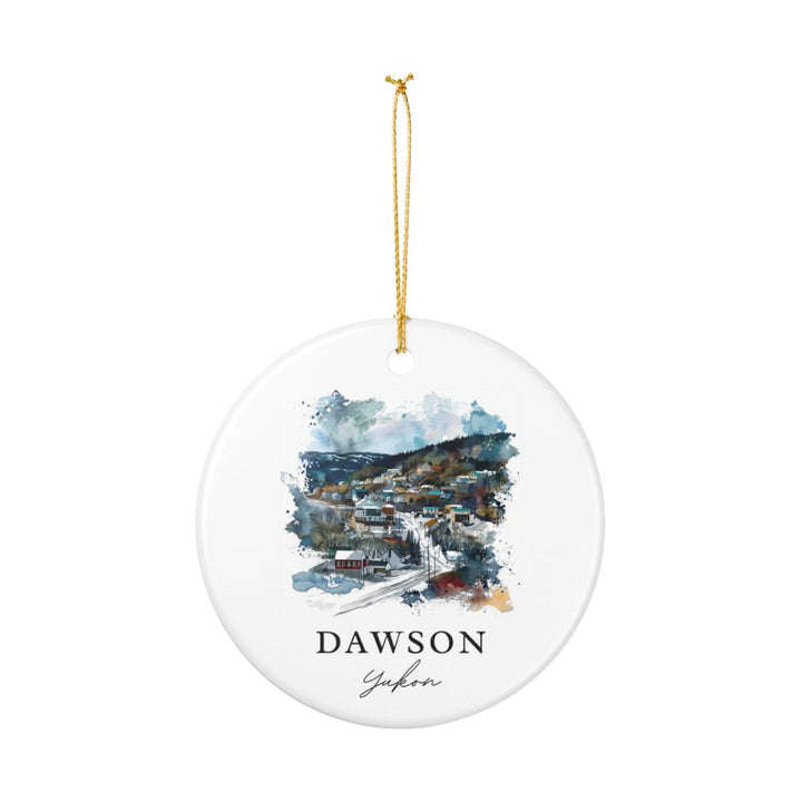 Dawson Canada Ornament: Unique Dawson Souvenir, Dawson Canada Xmas Decor, and Authentic Dawson Gift