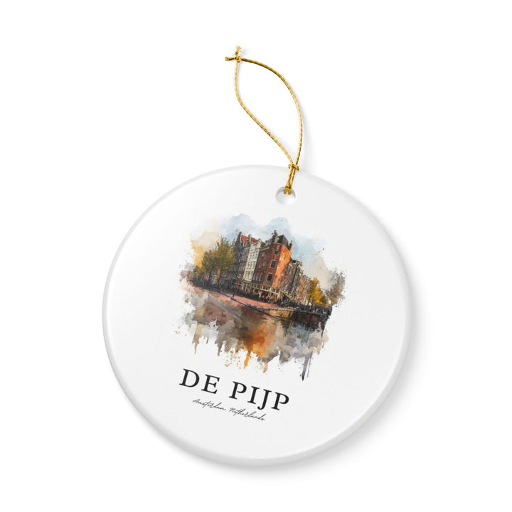 De Pijp Amsterdam Netherlands Ornament: Unique de Pijp Amsterdam Souvenir, de Pijp Amsterdam Netherlands Xmas Decor, and Authentic de Pijp Amsterdam Gift
