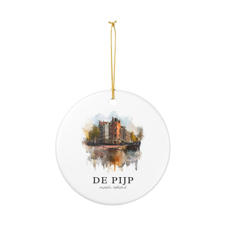 De Pijp Amsterdam Netherlands Ornament: Unique de Pijp Amsterdam Souvenir, de Pijp Amsterdam Netherlands Xmas Decor, and Authentic de Pijp Amsterdam Gift