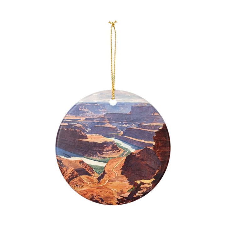 Dead Horse Point Utah USA Ornament: Unique Dead Horse Point Souvenir, Dead Horse Point Utah Xmas Decor, and Authentic Dead Horse Point Gift